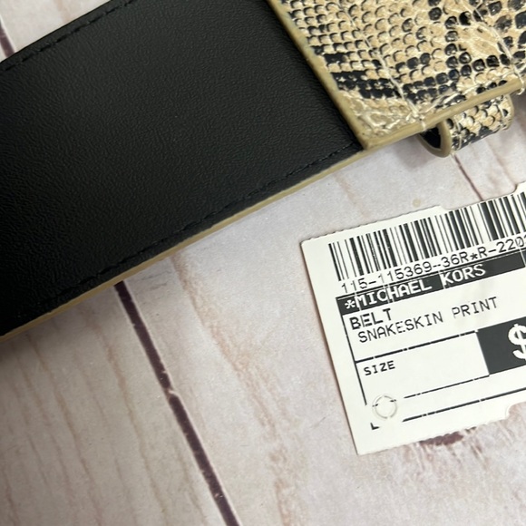 Snakeskin Belt Size 14 - Picture 7 of 8